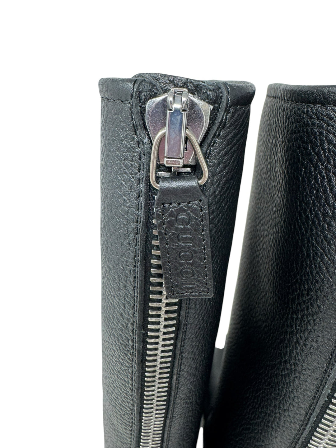 Shoe Size 38 Gucci Black Leather Luxury - Boots