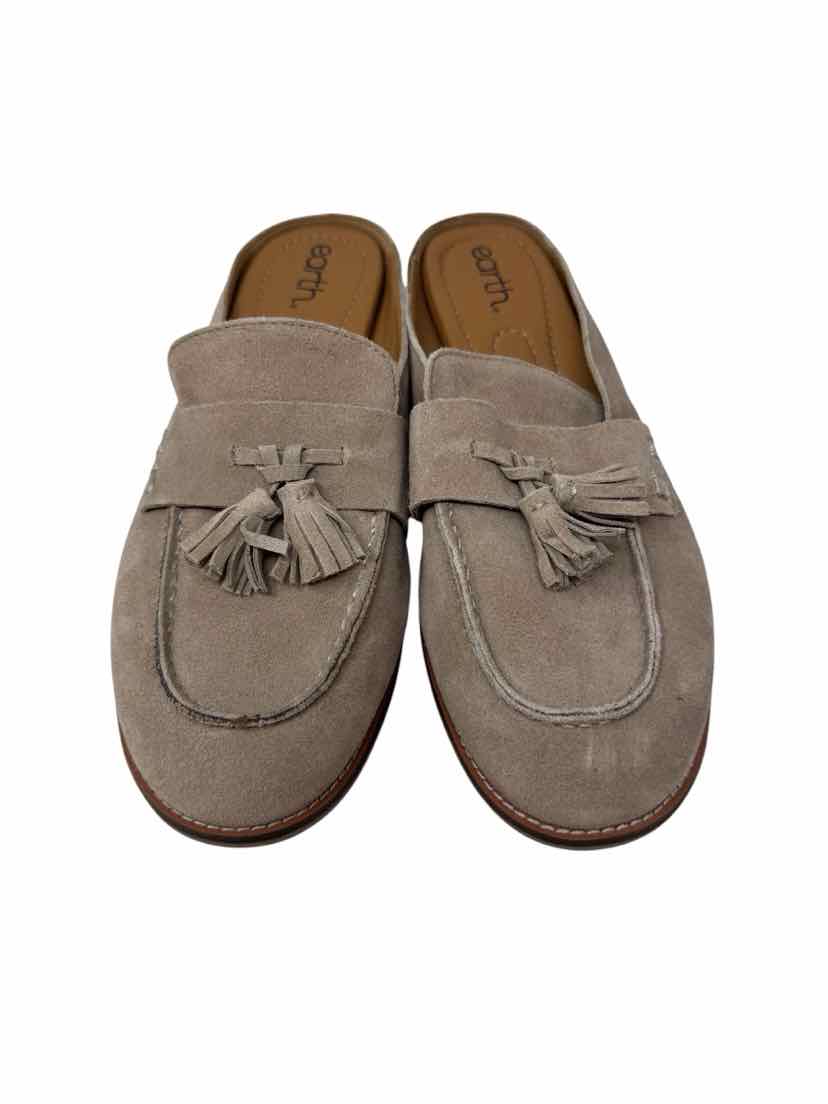 Shoe Size 10 Brown Suede Mules
