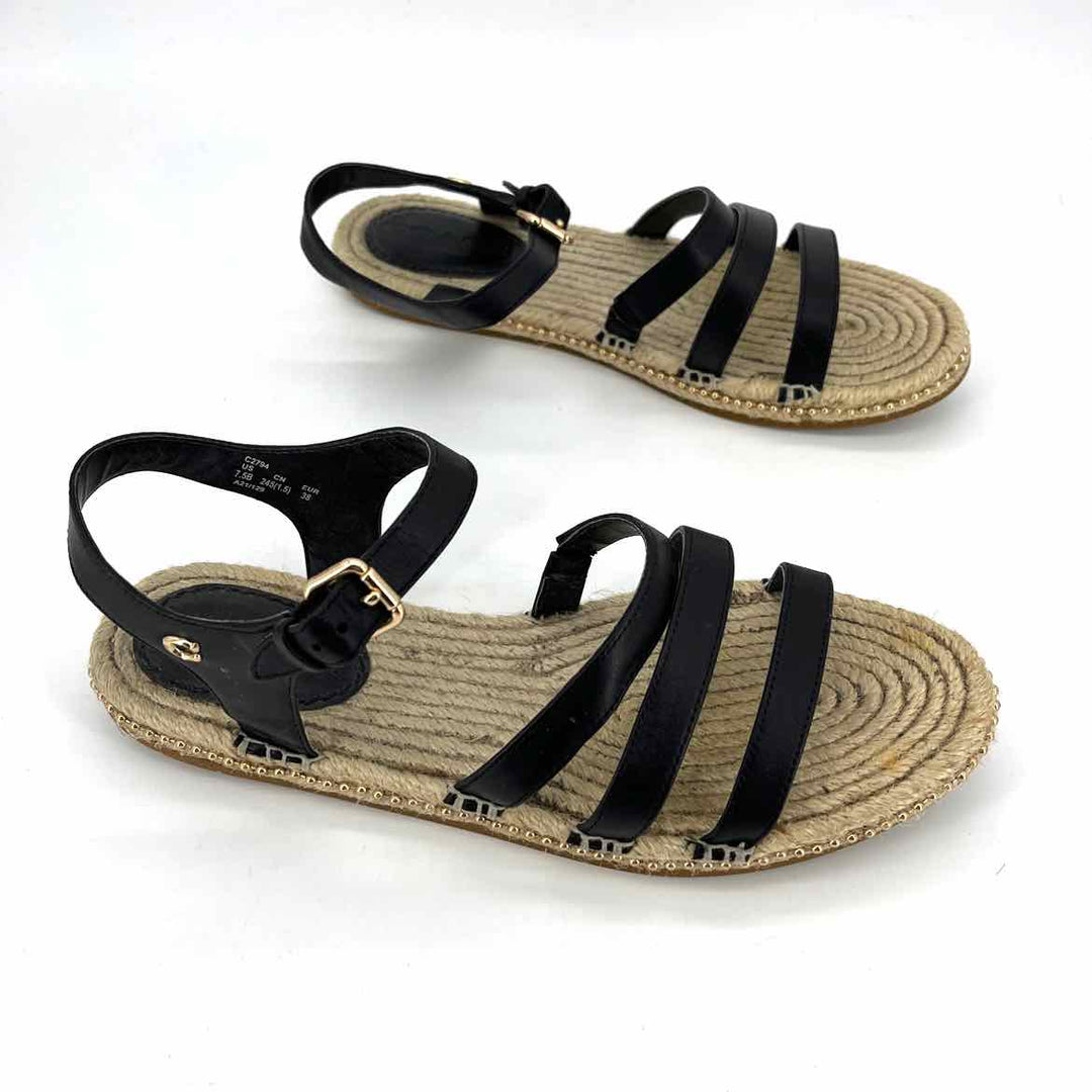 Shoe Size 7 Coach Black Sandals