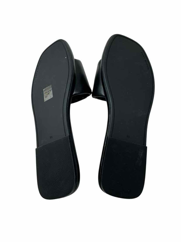 Shoe Size 9.5 Tory Burch Black Leather Sandals