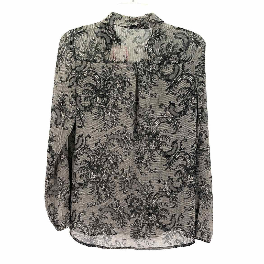 Size S THE LIMITED Black Print Shirt