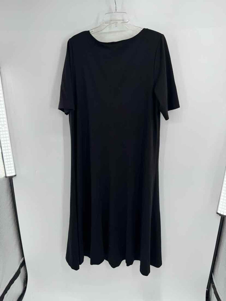 Size XL Chico's Black Cotton Dress