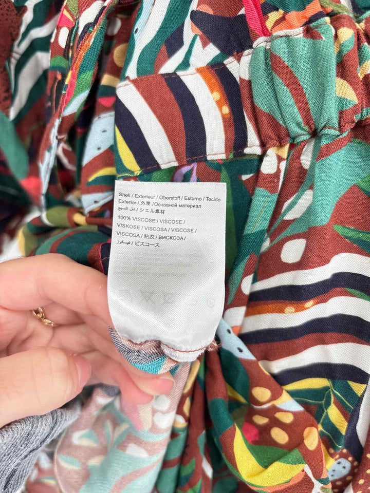 Size XL FARM RIO Brown Print Dress