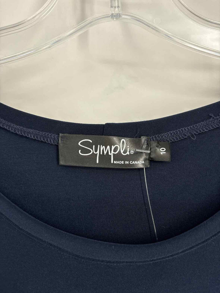 Size 10 SYMPLI Navy Lace Shirt