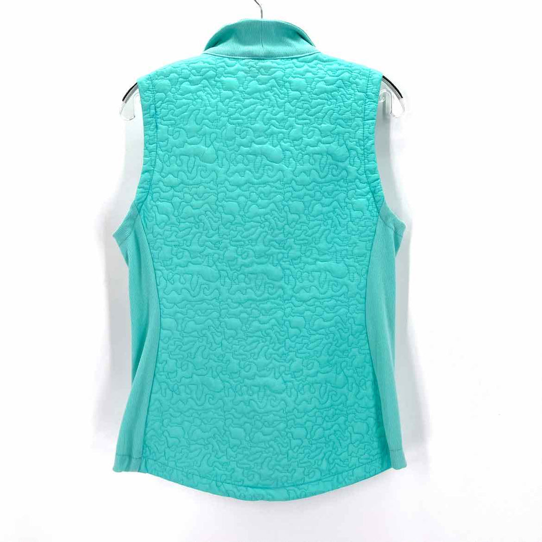 Size S Aqua Quilted Vest