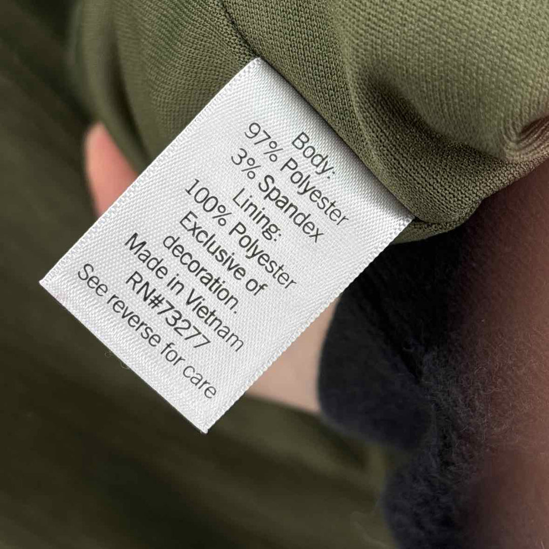 Size XL Nine West Olive Dress