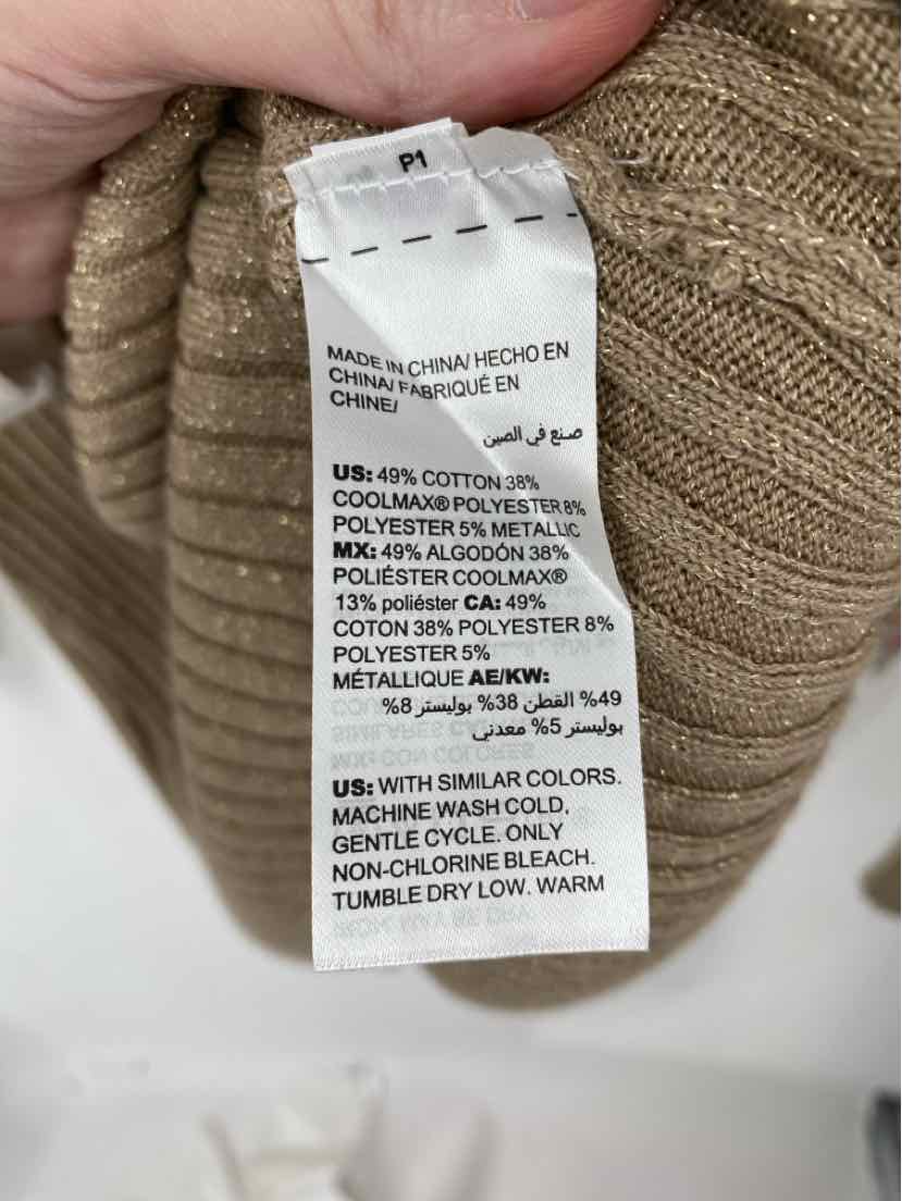 Size L Chico's Gold Knit Sweater