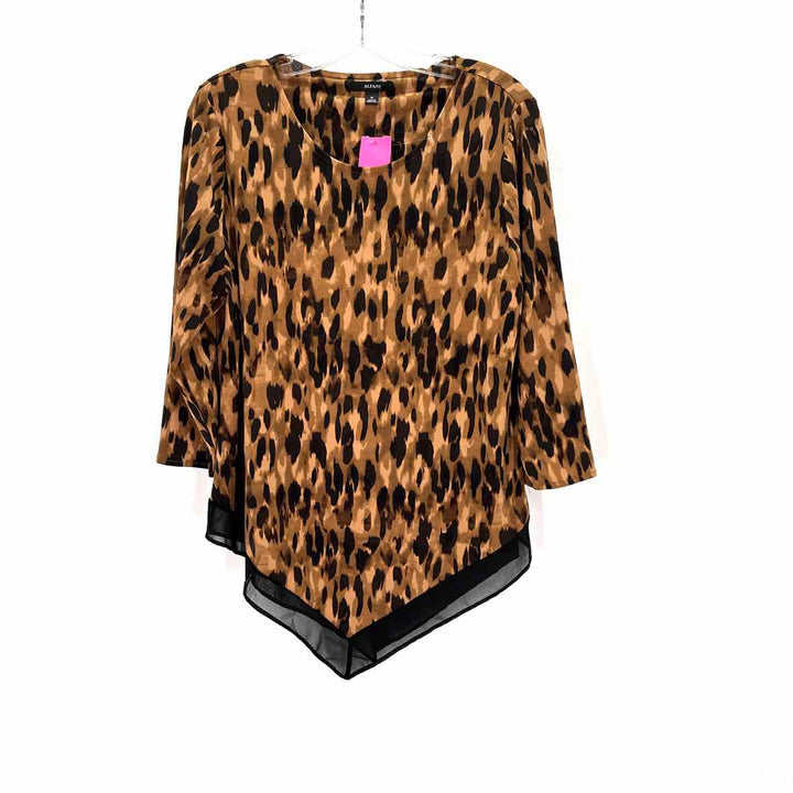 Size M ALFANI Multi-Color Shirt