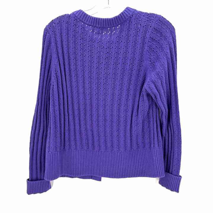 Size L Talbots Purple Sweater
