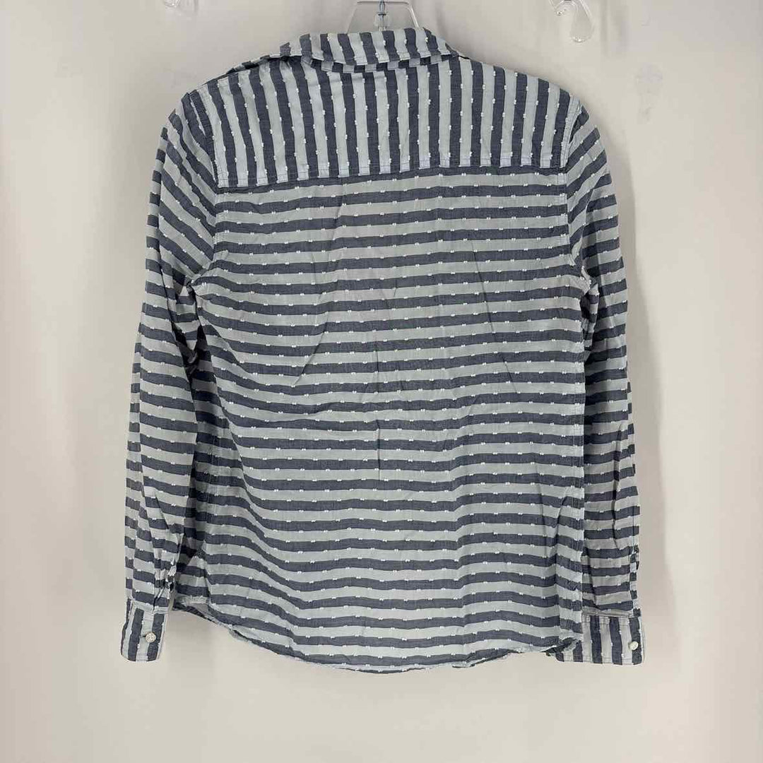 Size 4 J MCLAUGHLIN Blue Print Shirt
