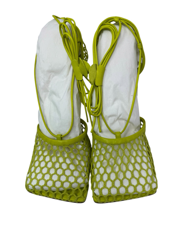Shoe Size 39.5 BOTTEGA Lime Green Luxury - Sandals