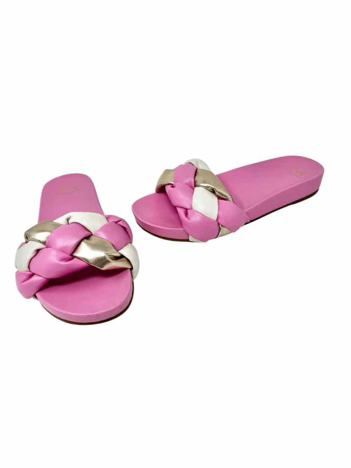 Shoe Size 7 MARC FISHER Pink Leather Sandals