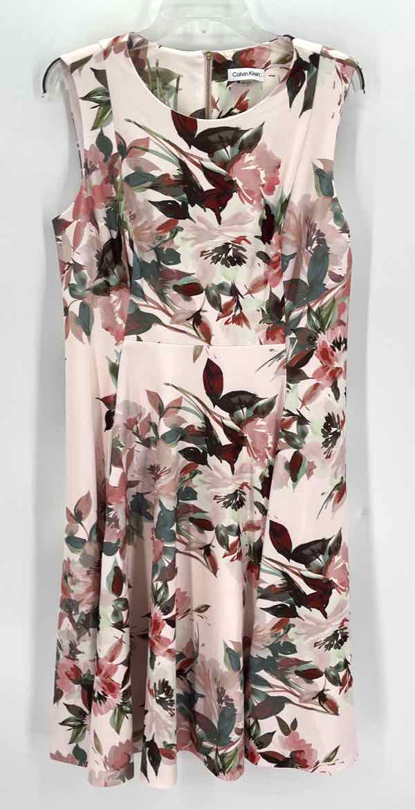 Size 14 Calvin Klein Ivory Dress