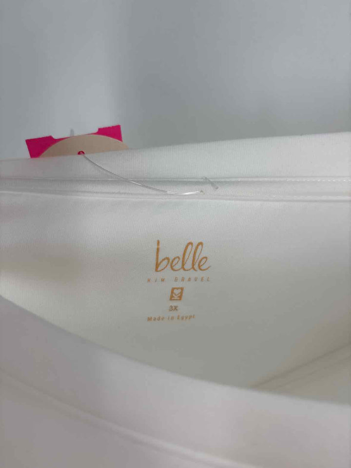 Size 3X White Cotton Shirt