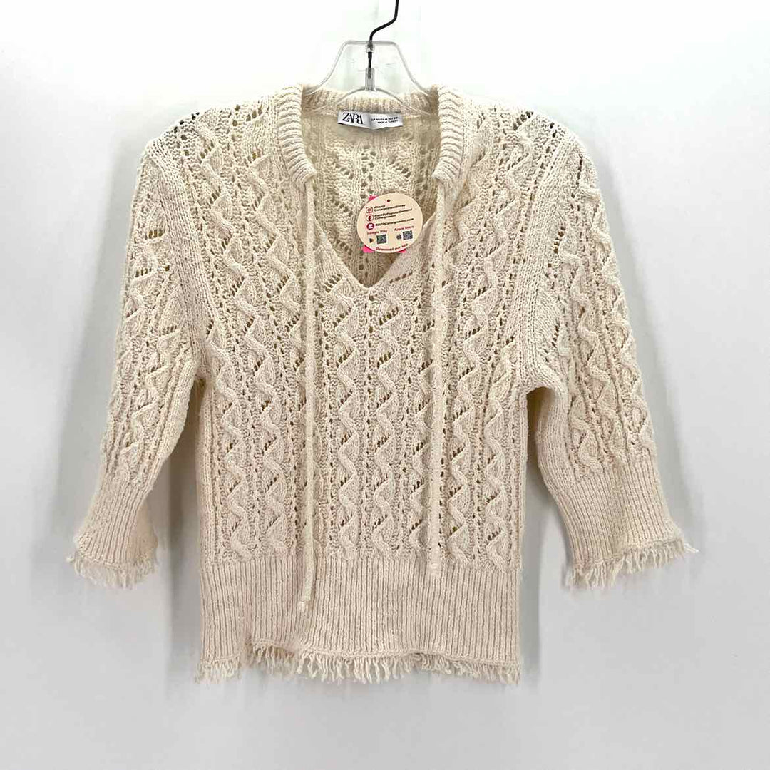 Size M ZARA Cream Sweater