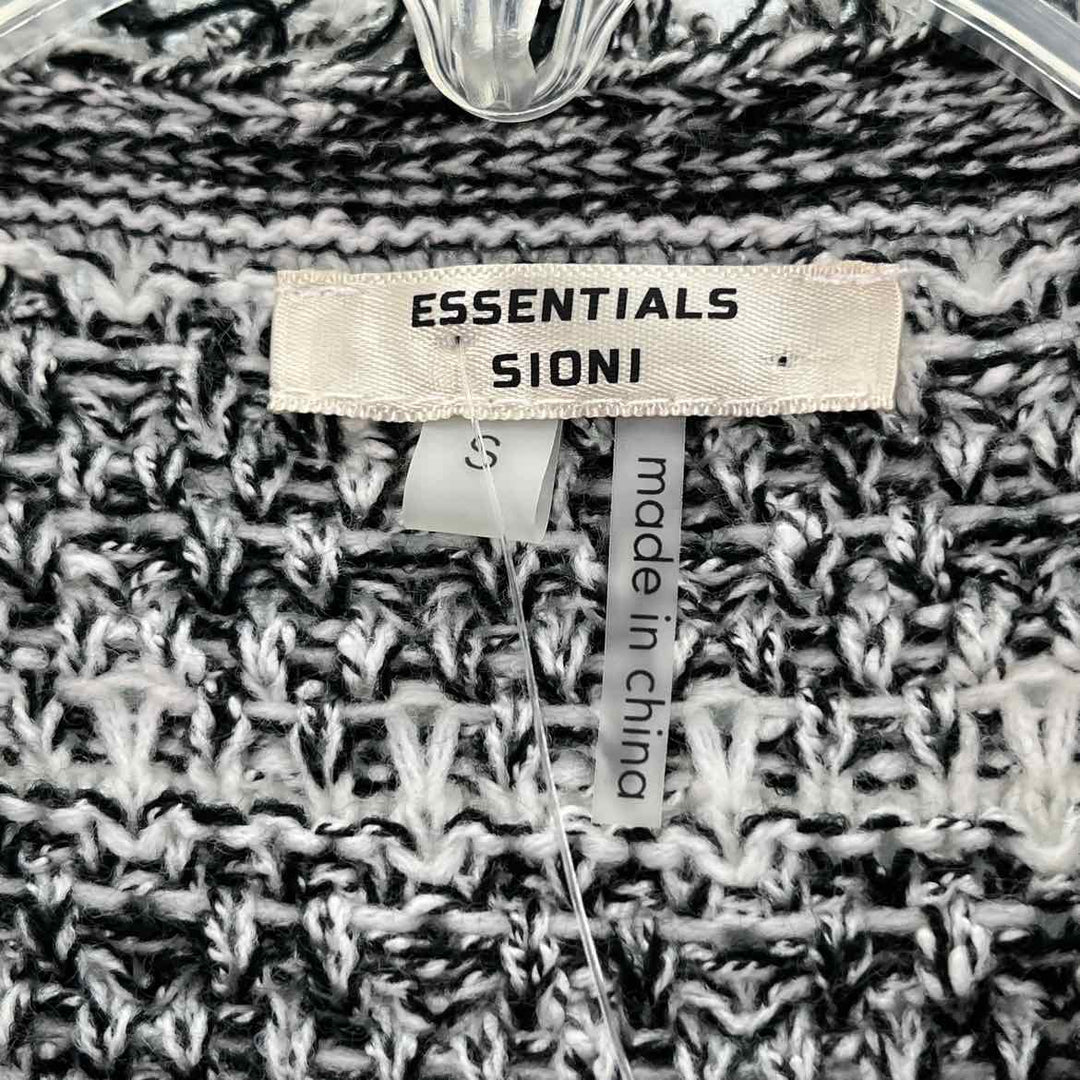 Size S Black Tweed Sweater