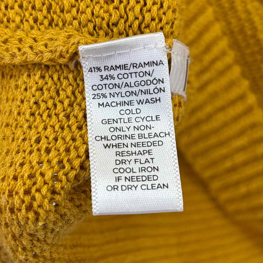 Size M LOFT Mustard Sweater