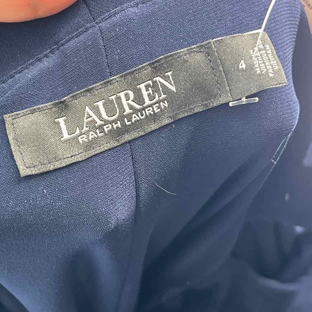Size 4 RALPH LAUREN Navy Jersey Dress