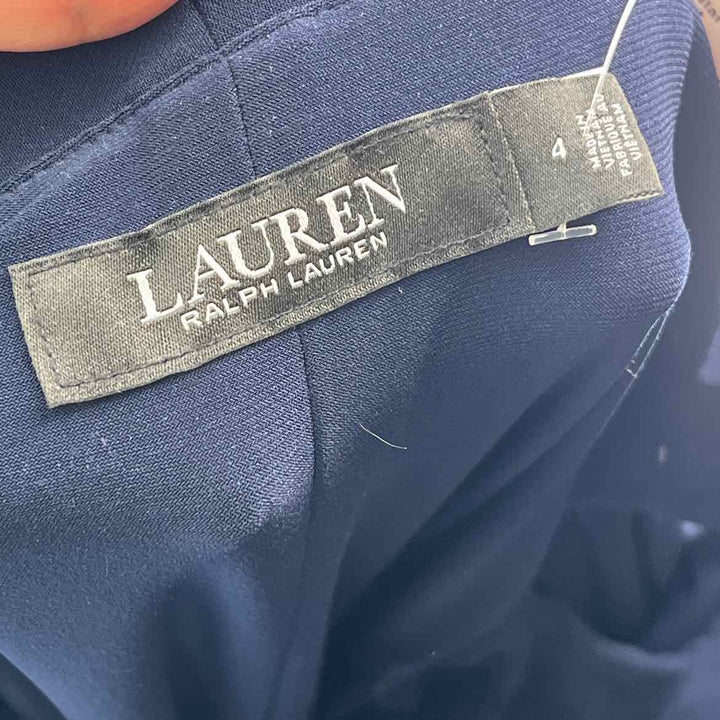 Size 4 RALPH LAUREN Navy Jersey Dress
