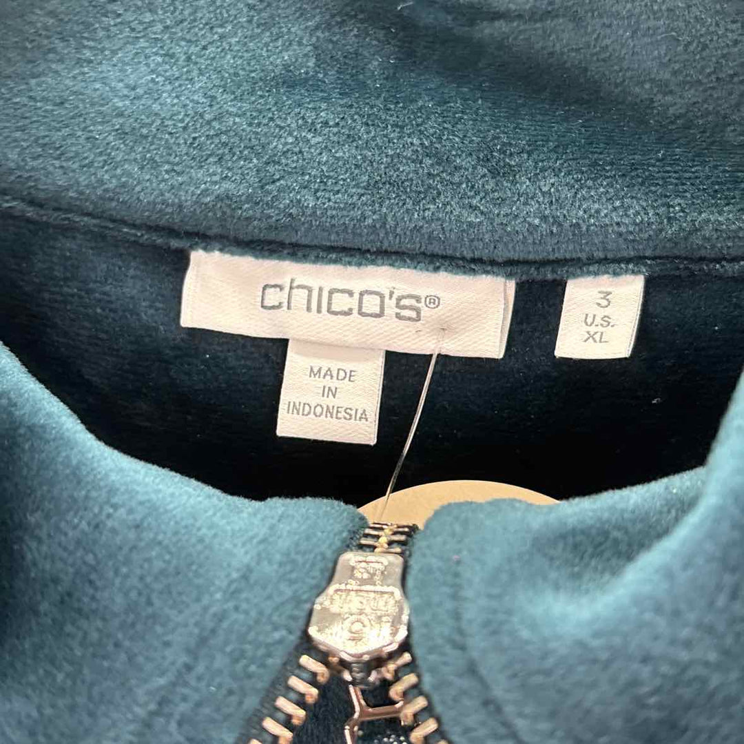 Size XL Chico's Teal Shirt