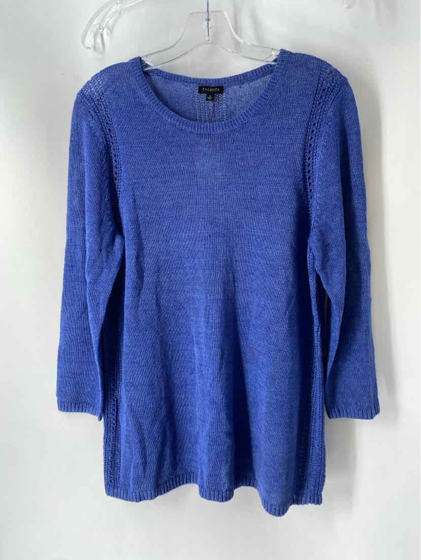 Size L Talbots Blue Sweater