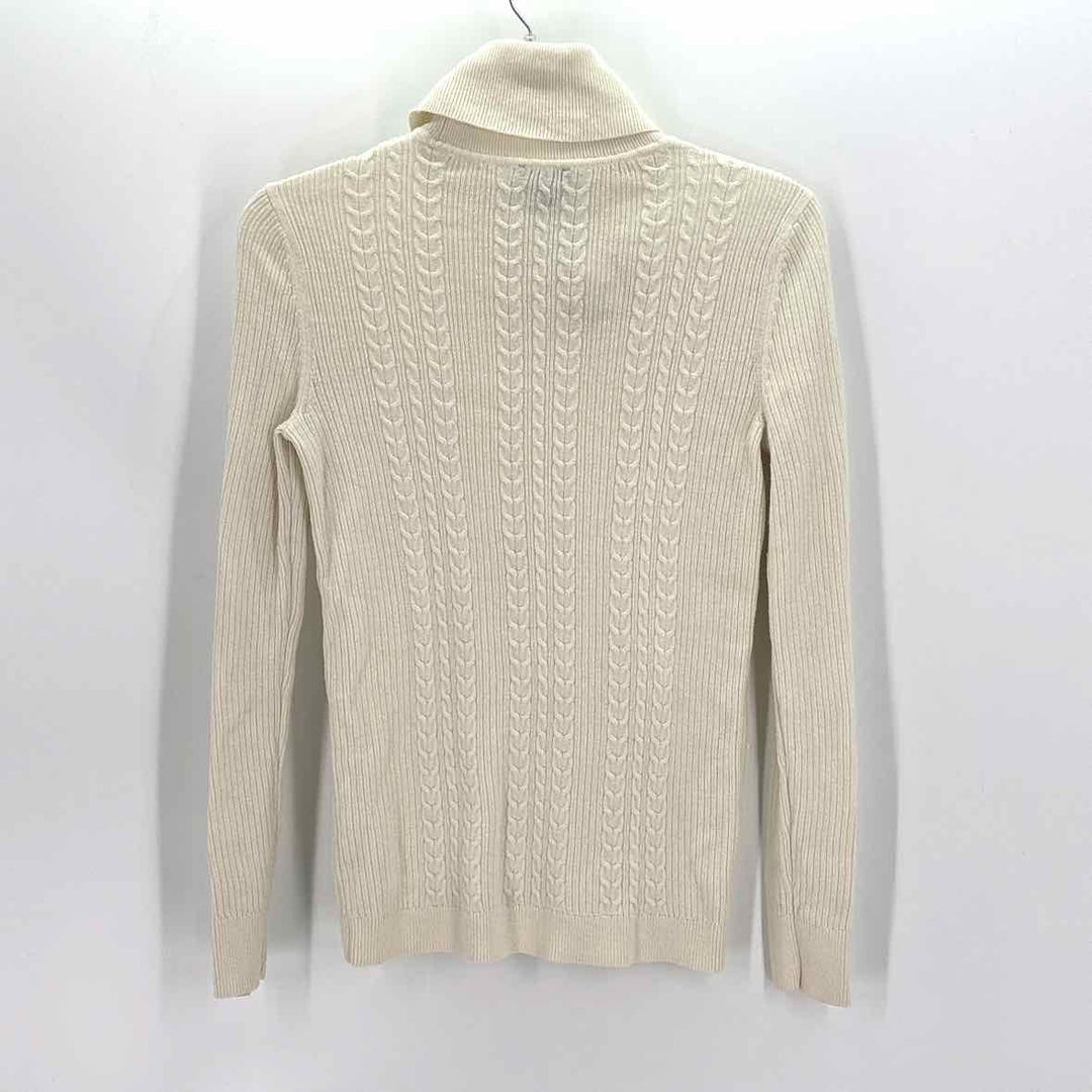 Size S Talbots Cream Knit Sweater