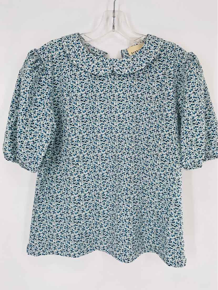 Size S BIRDIES White Print Shirt