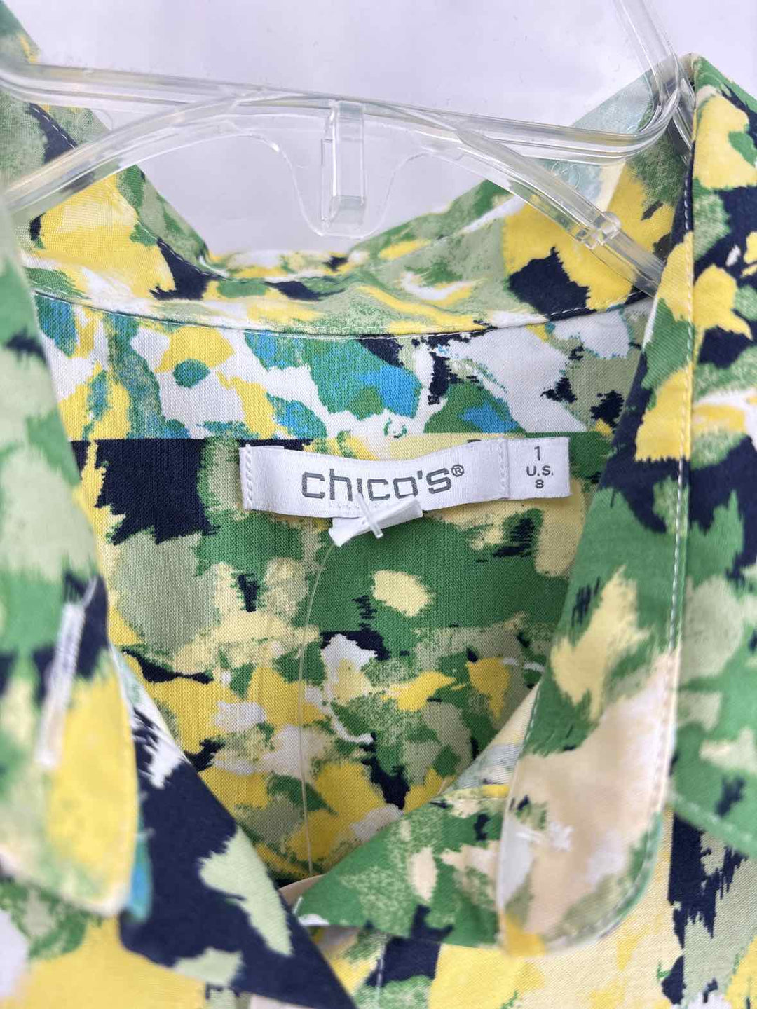 Size 8 Chico's Multi-Color Shirt