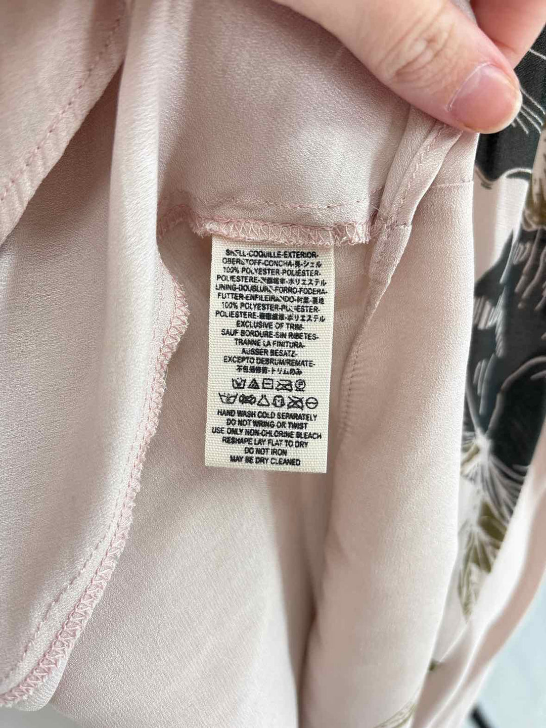 Size S FREE PEOPLE PINK PRINT Dress