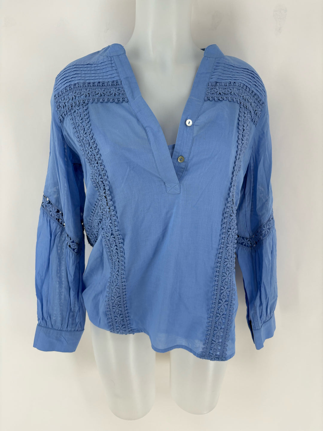 Size XS SOFT SURROUNDINGS Blue Shirt
