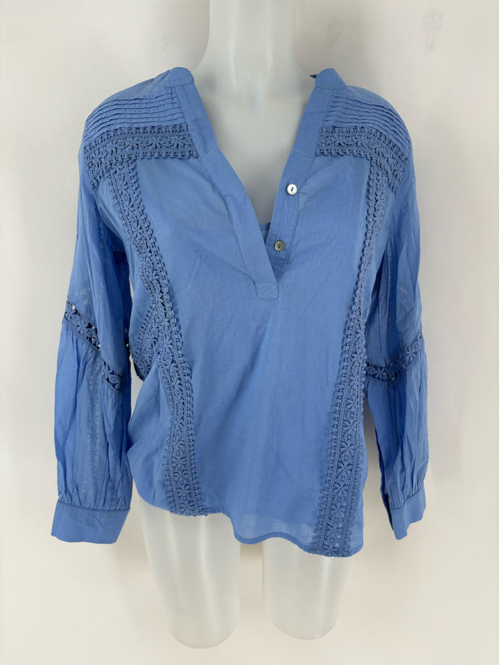 Size XS SOFT SURROUNDINGS Blue Shirt