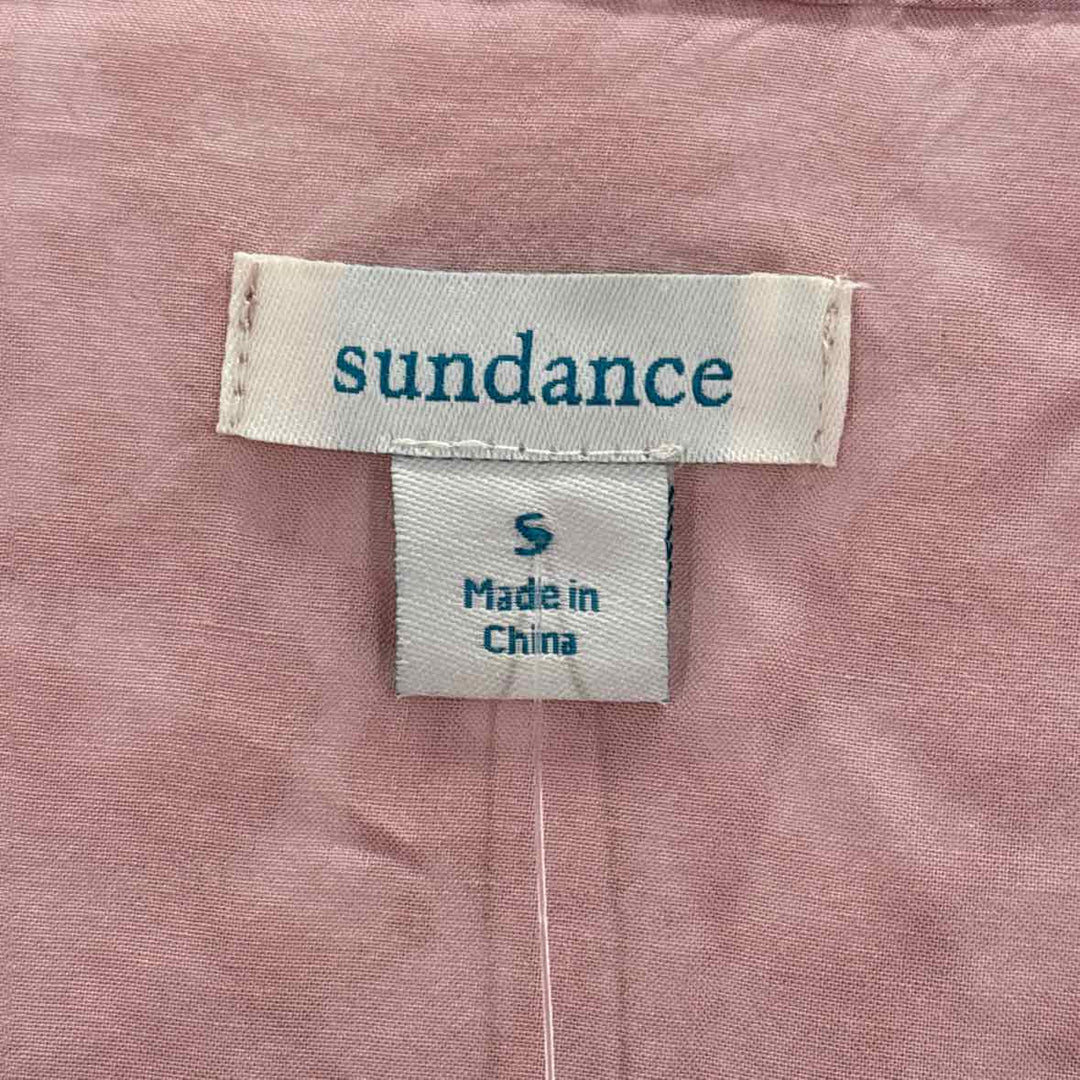 Size S sundance Pink Lace Shirt