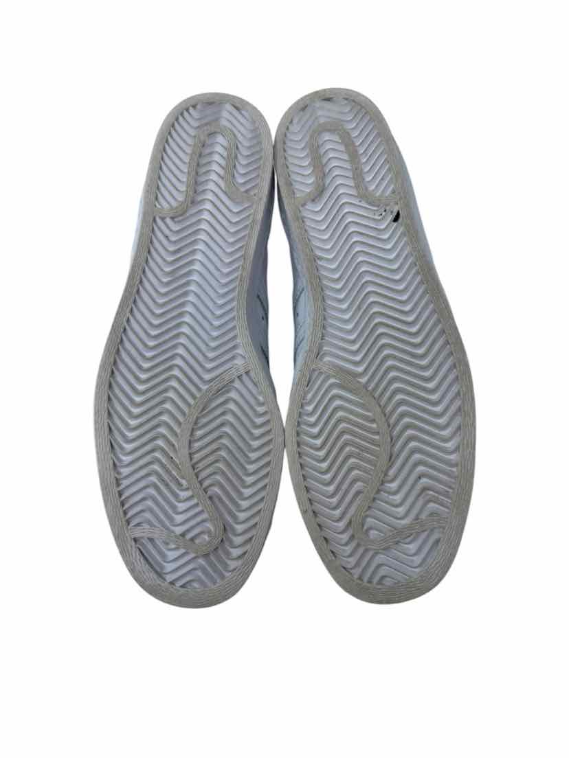 Shoe Size 40.5 Adidas White Leather Sneakers