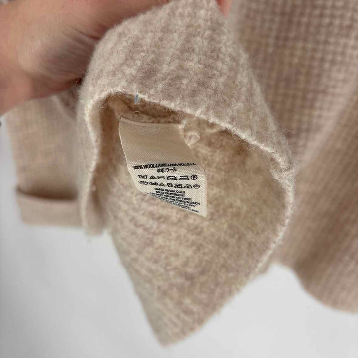 Size L FREE PEOPLE Ivory Knit Sweater