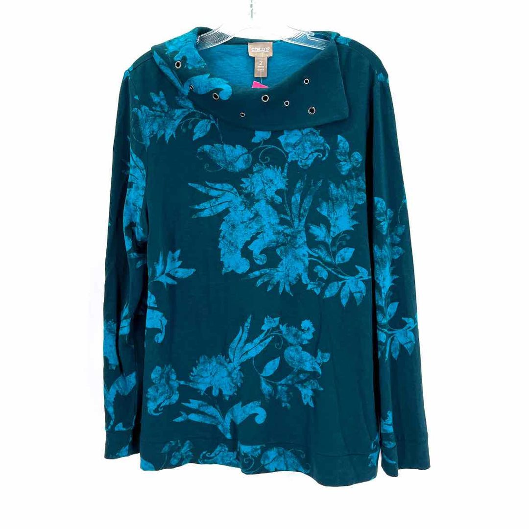 Size M Chico's Teal Shirt