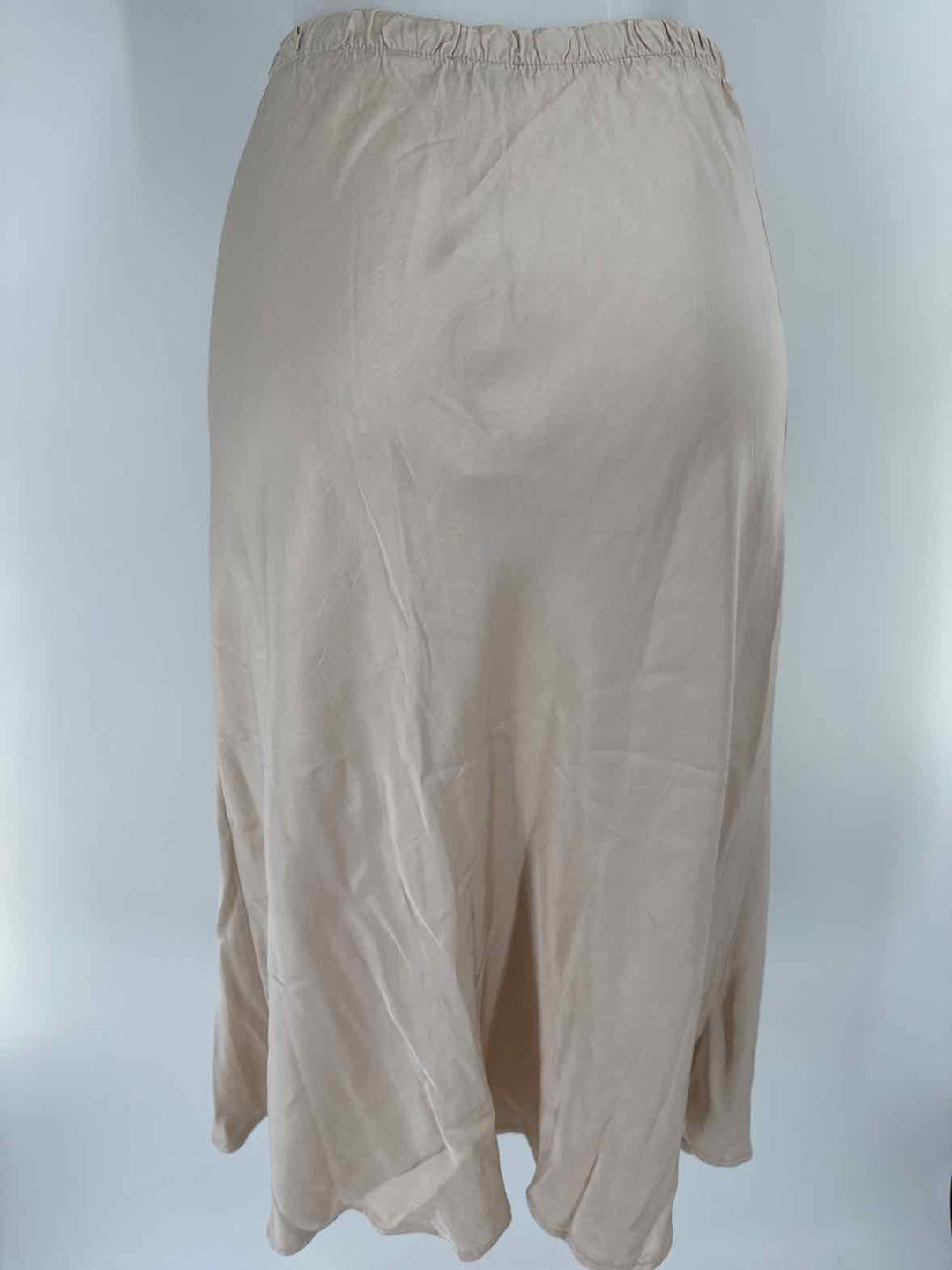 Size S Beige Silk Skirt