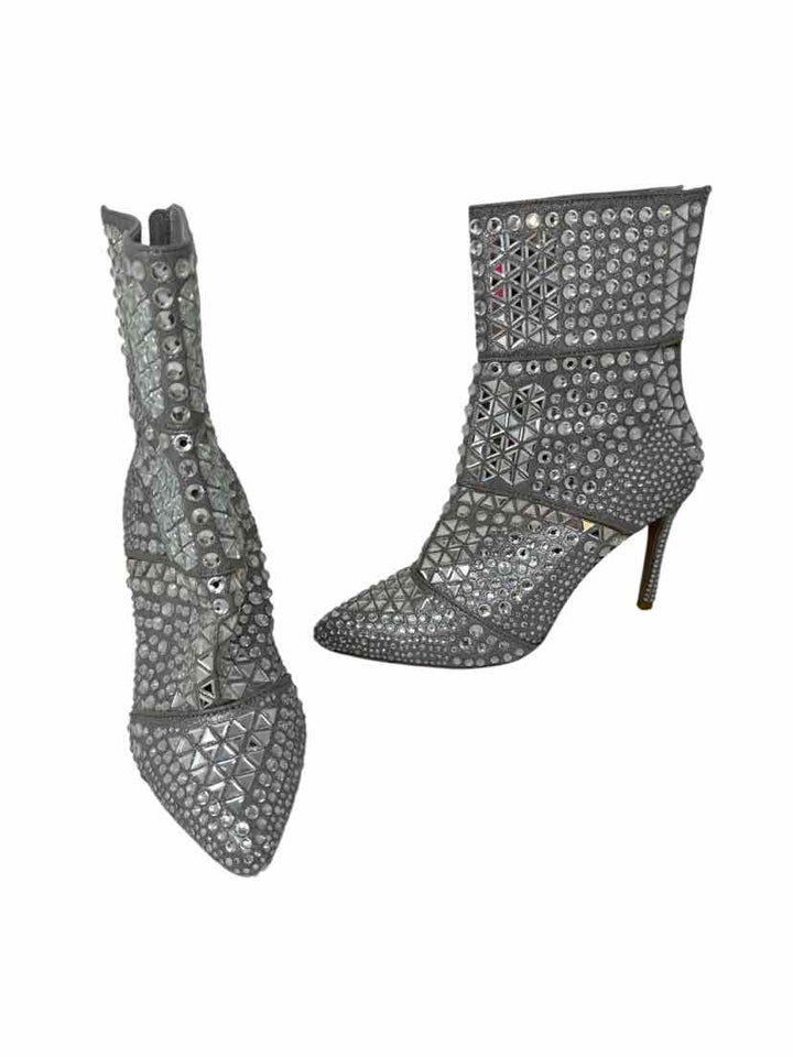 Shoe Size 7 Steve Madden Silver Boots