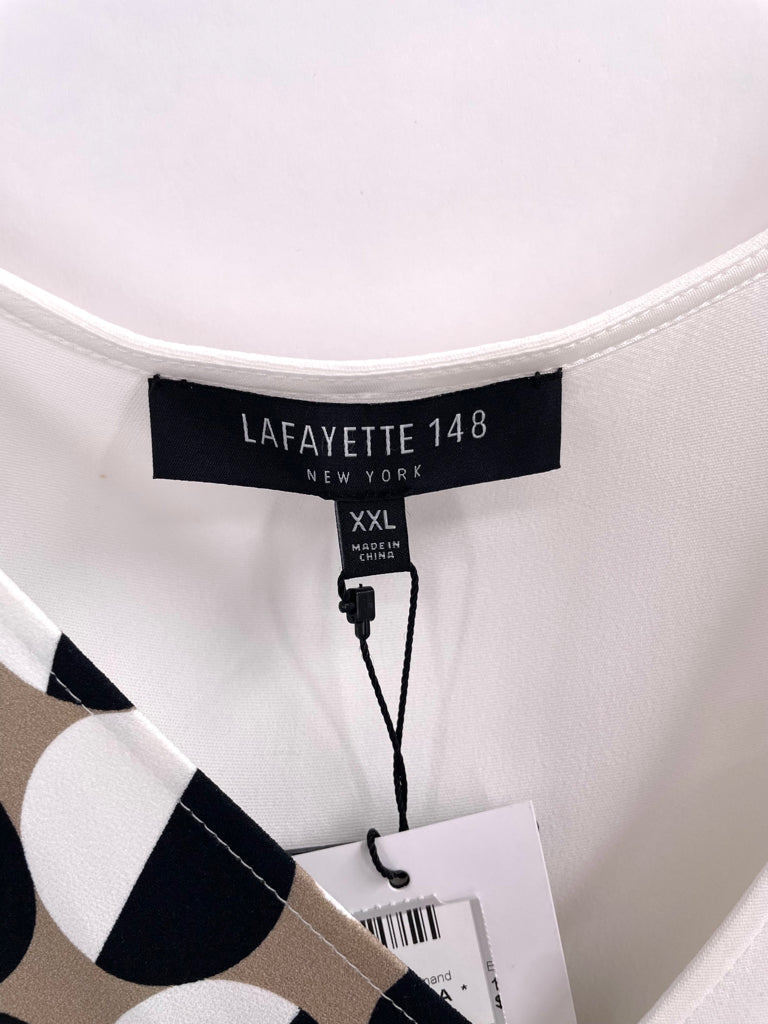 Size 2X LAFAYETTE White Shirt