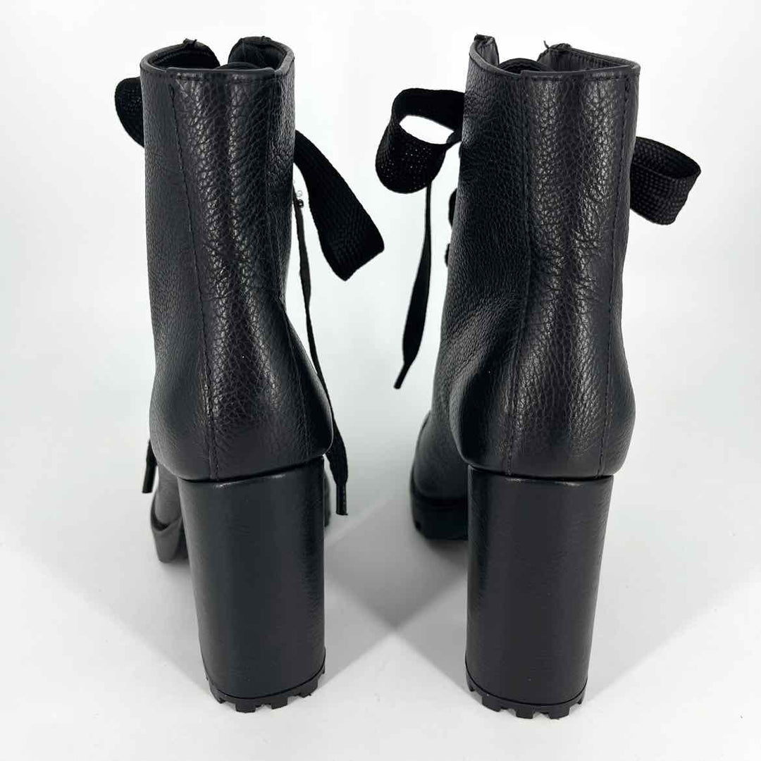 Shoe Size 6.5 SCHUTZ Black Leather Luxury - Boots