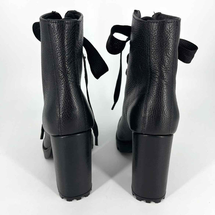 Shoe Size 6.5 SCHUTZ Black Leather Luxury - Boots