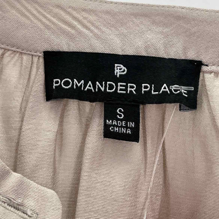 Size S POMANDER PLACE Beige Shirt