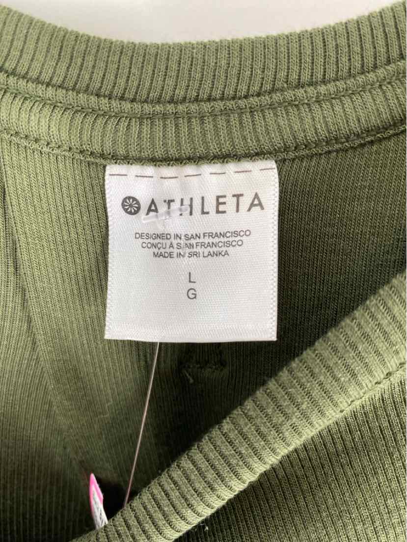 Size L Athleta Green Shirt