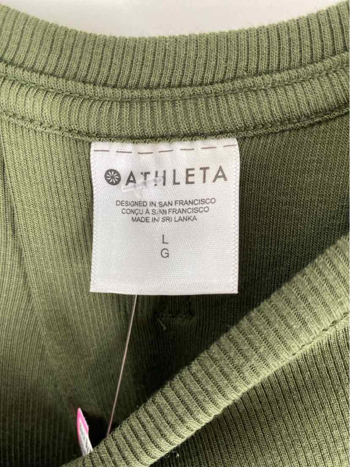 Size L Athleta Green Shirt