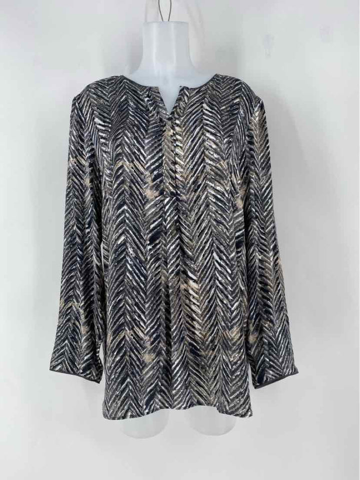 Size 16 LAFAYETTE Multi-Color Shirt