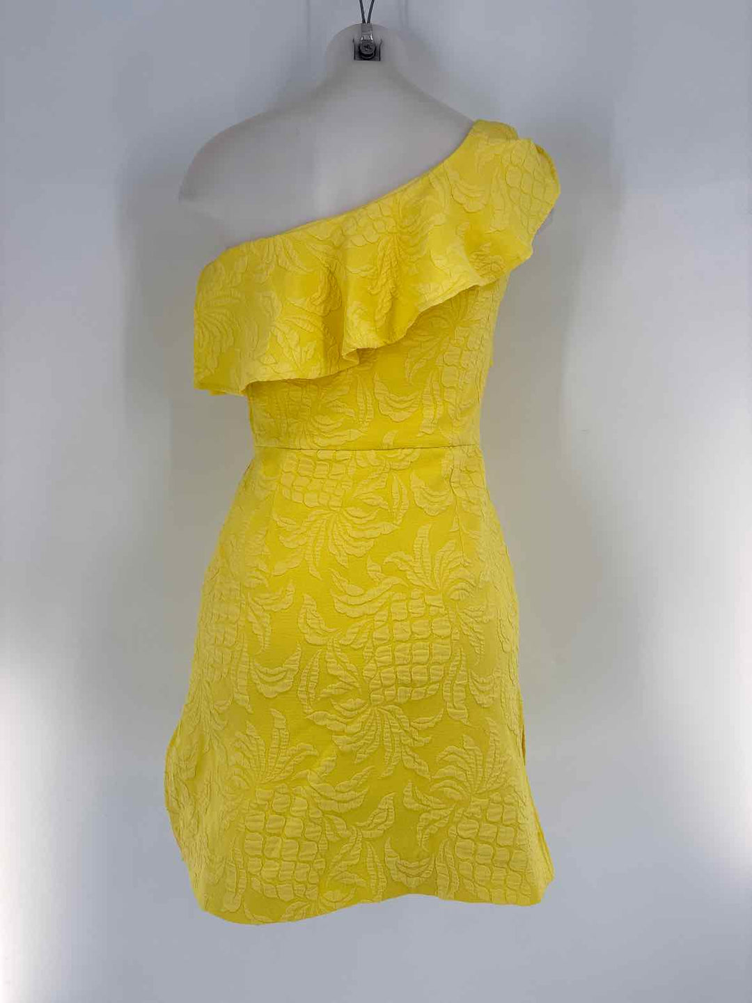 lilly pulitzer yellow strapless dress LEO LIN - Zaria Bustier Mini Boned bodice Lilly Pulitzer Lemon & Blueberry
