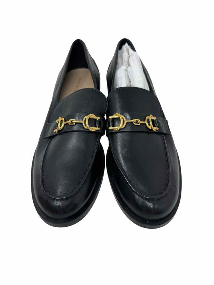 Shoe Size 11 Stuart Weitzman Black Leather Loafers
