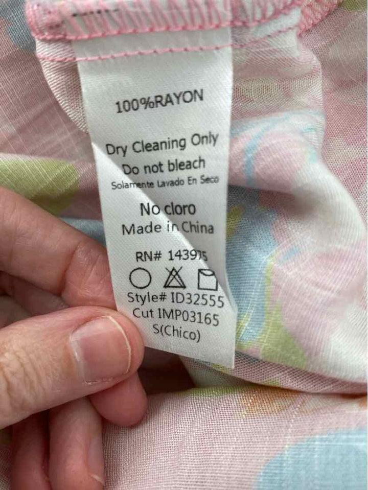 Size S FABRIK PINK PRINT Dress