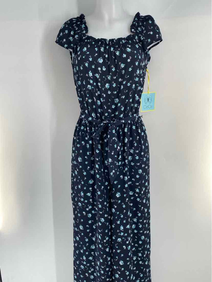 Size 8 CECE Navy Romper