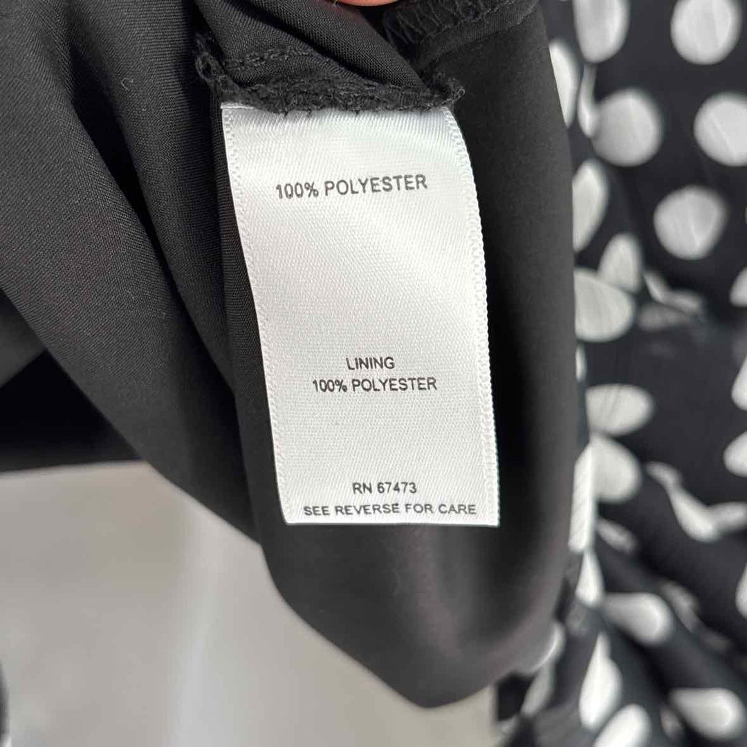 Size 2 TAYLOR Black/White Dress