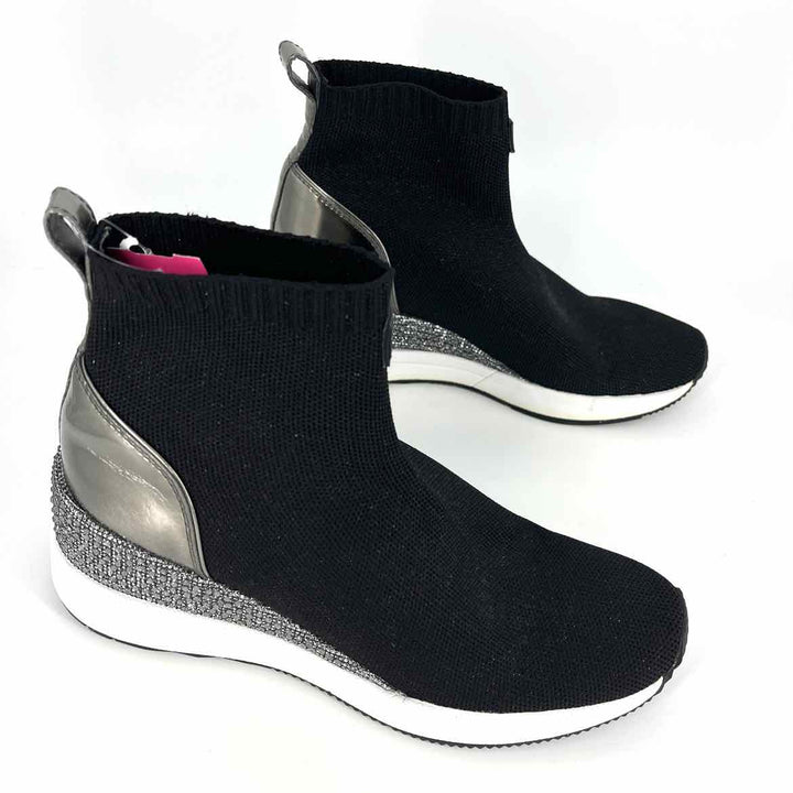Shoe Size 6 Michael Kors Black Knit Boots
